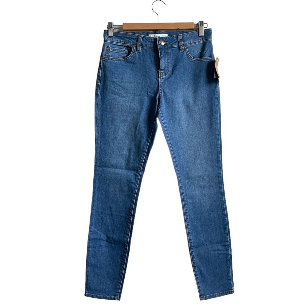 Vans Jeans Skinny‎ Fit Straight Blue Denim Mid Rise Medium Wash NWT Womens 5/27